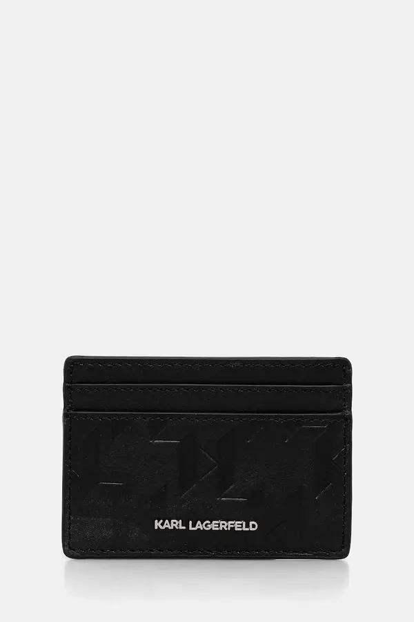 Karl Lagerfeld Karl Lagerfeld usnjen etui za kartice K/LOOM