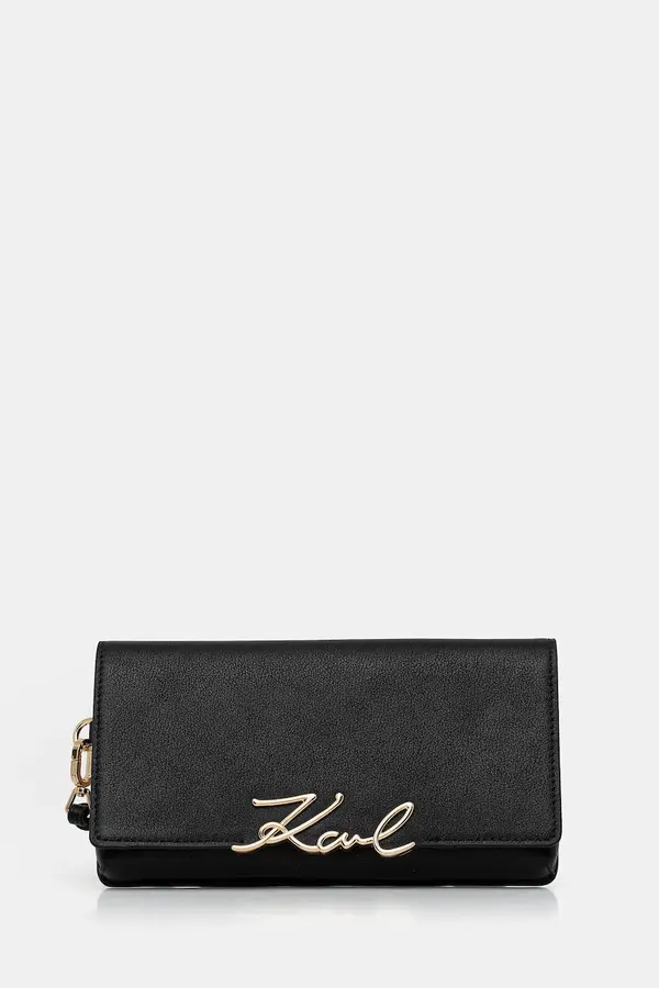 Karl Lagerfeld Karl Lagerfeld Usnjena denarnica Karl Lagerfeld K/SIGNATURE