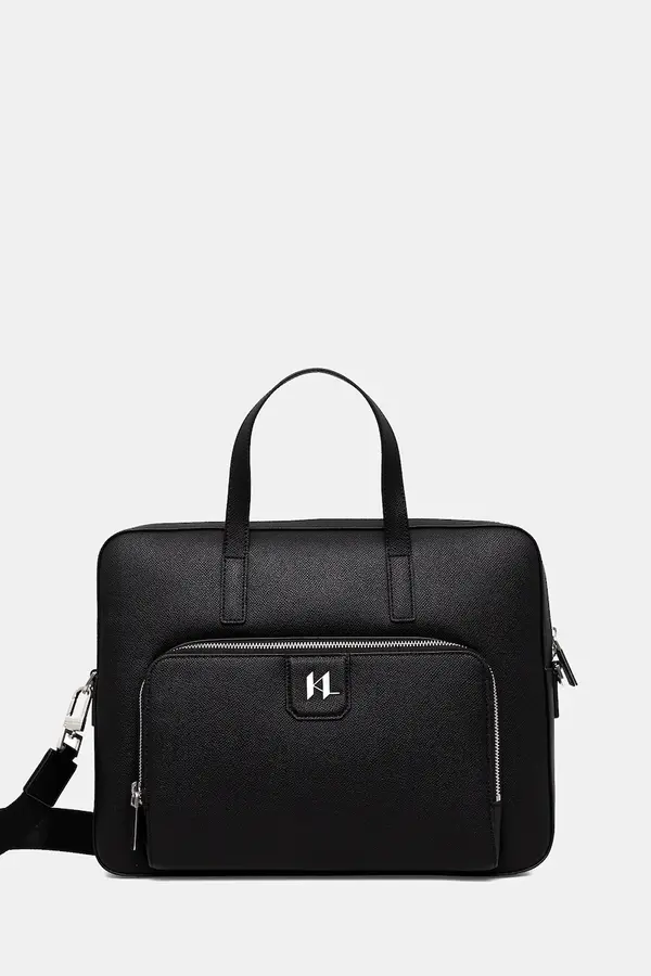 Karl Lagerfeld Karl Lagerfeld Usnjena torba Karl Lagerfeld K/MONOGRAM