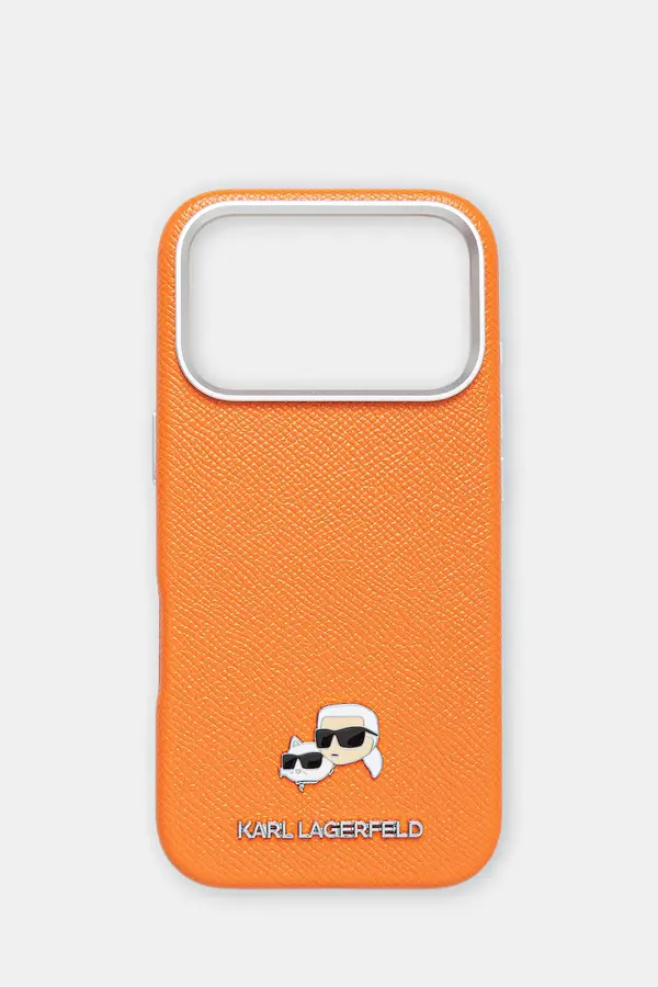 Karl Lagerfeld Karl Lagerfeld ženski etui za telefon iz umetnega usnja iPhone 17 Pro