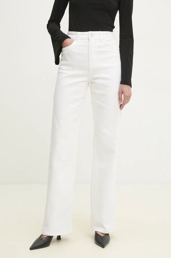 Answear Lab Kavbojke Answear Lab ženski, bela barva