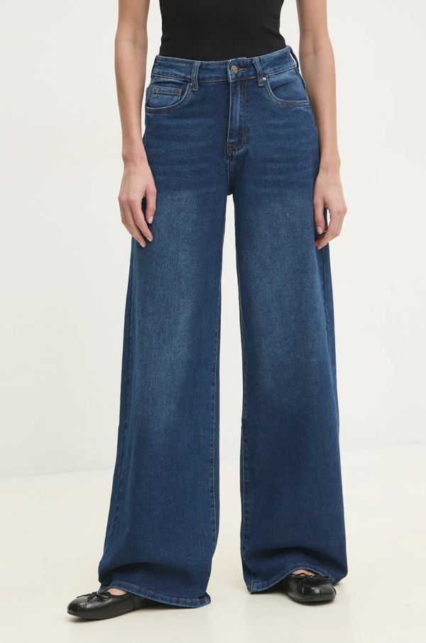 Answear Lab Kavbojke Answear Lab ženski, mornarsko modra barva