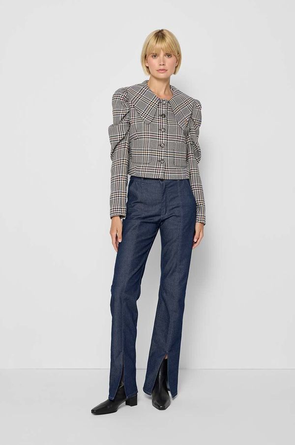 BIZUU Kavbojke Bizuu ALLAJEN ženske, mornarsko modra barva, ALLAJEN.GRANATOWY