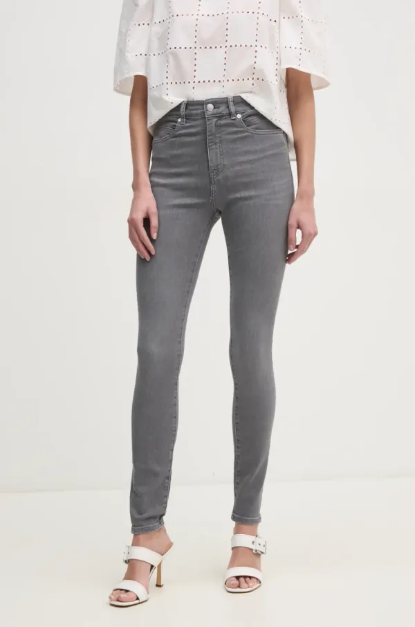 Boss Orange Kavbojke Boss Orange ženske, siva barva, 50529981