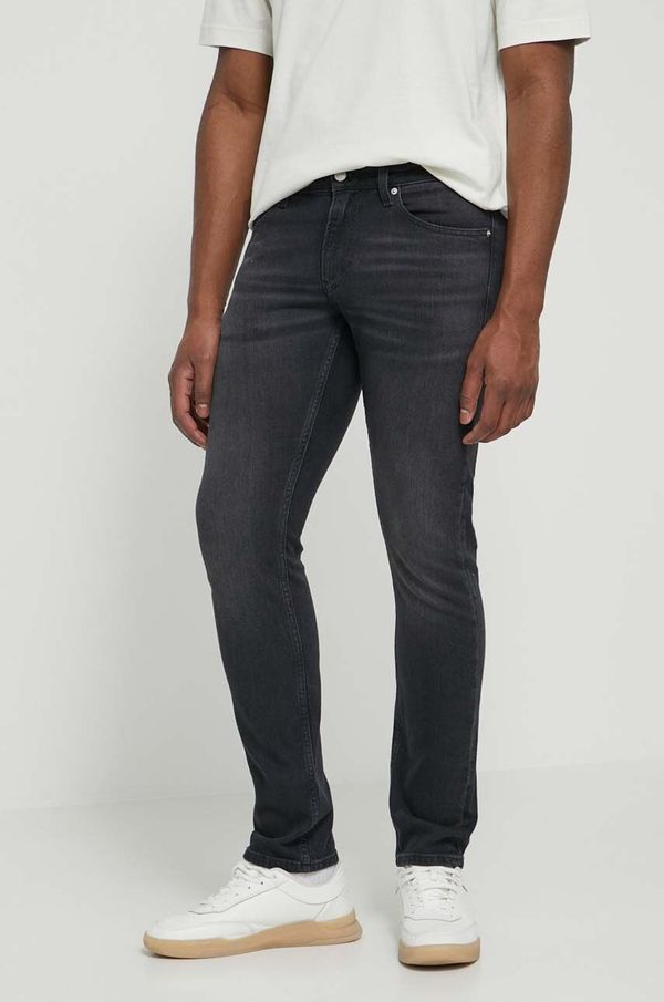 Calvin Klein Jeans Kavbojke Calvin Klein Jeans moške, črna barva, J30J324851