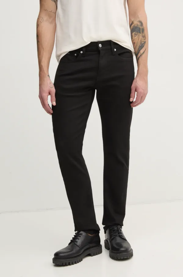 Calvin Klein Jeans Kavbojke Calvin Klein Jeans moške, črna barva, J30J326521