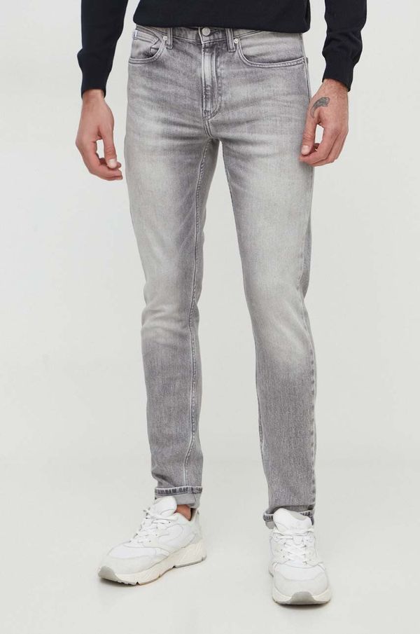 Calvin Klein Jeans Kavbojke Calvin Klein Jeans moški, siva barva