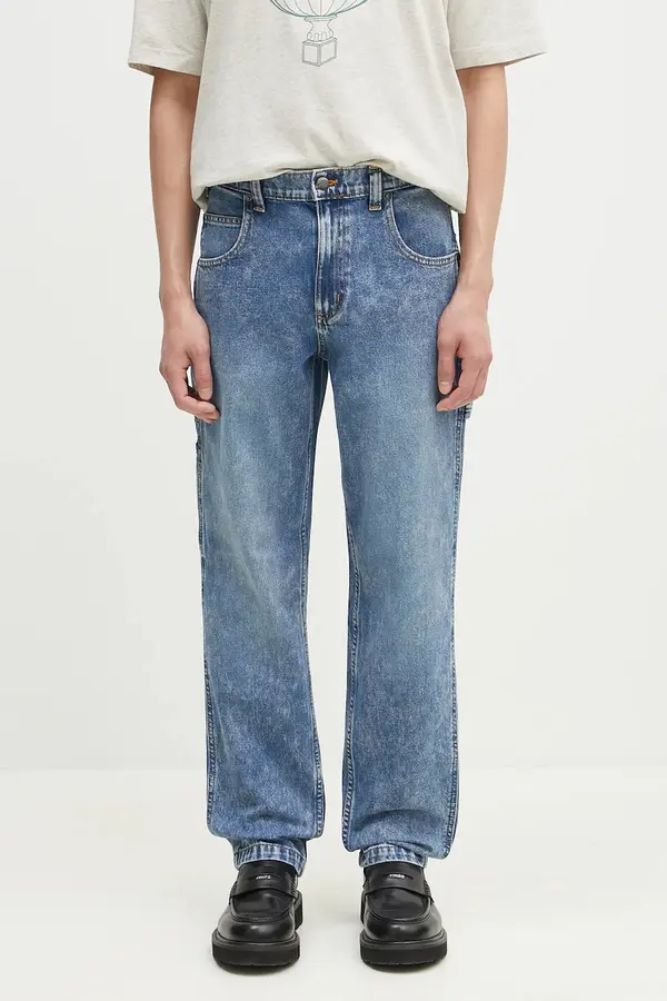 Dickies Kavbojke Dickies Garyville Denim Rinsed Blue W/ Fade