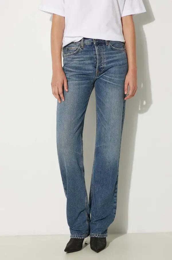 Fiorucci Kavbojke Fiorucci Mid Blue Straight Fit Jeans