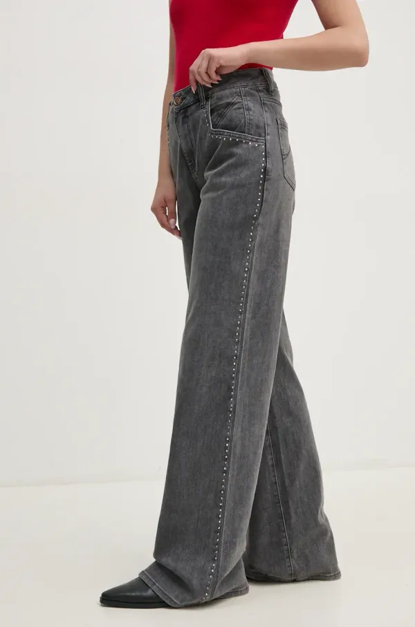 Gaudi Kavbojke Gaudi ženske, siva barva, 421BD26010