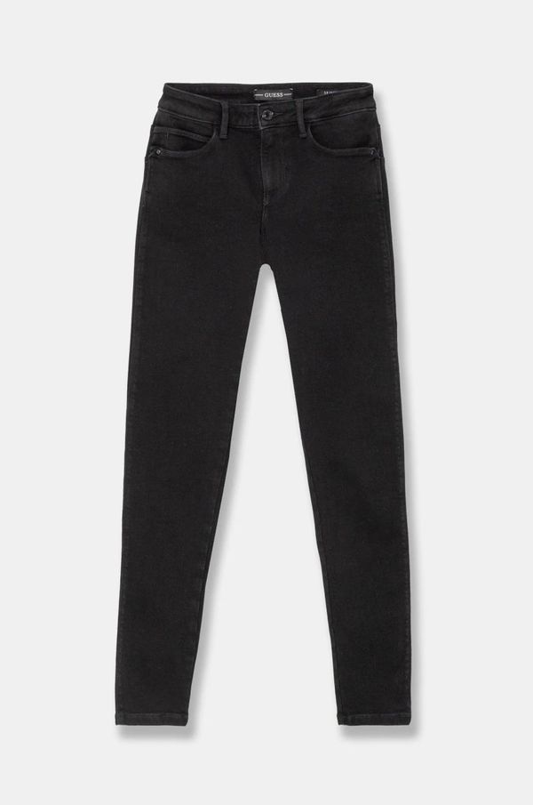 Guess Kavbojke Guess ženske, črna barva, W2YAJ2 D4PZ1