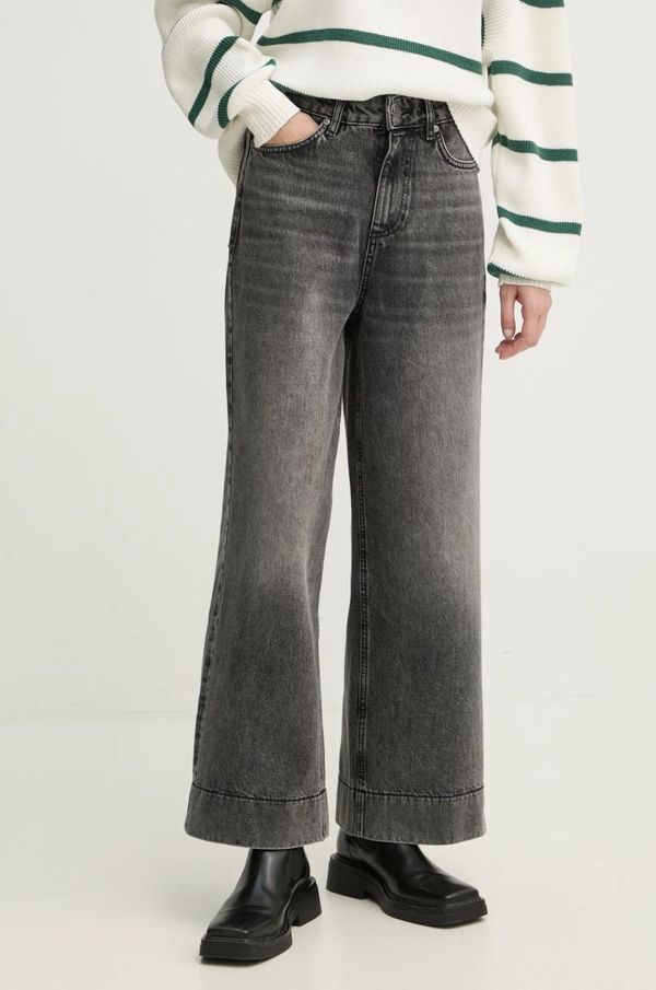 HUGO Kavbojke HUGO ženske, siva barva, 50530309