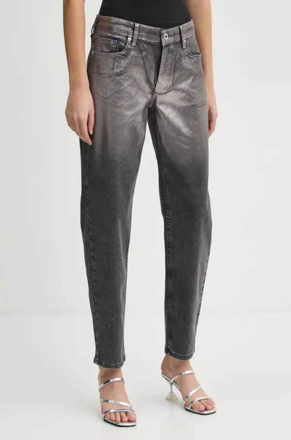 Karl Lagerfeld Jeans Kavbojke Karl Lagerfeld Jeans ženske, siva barva, A1W10099