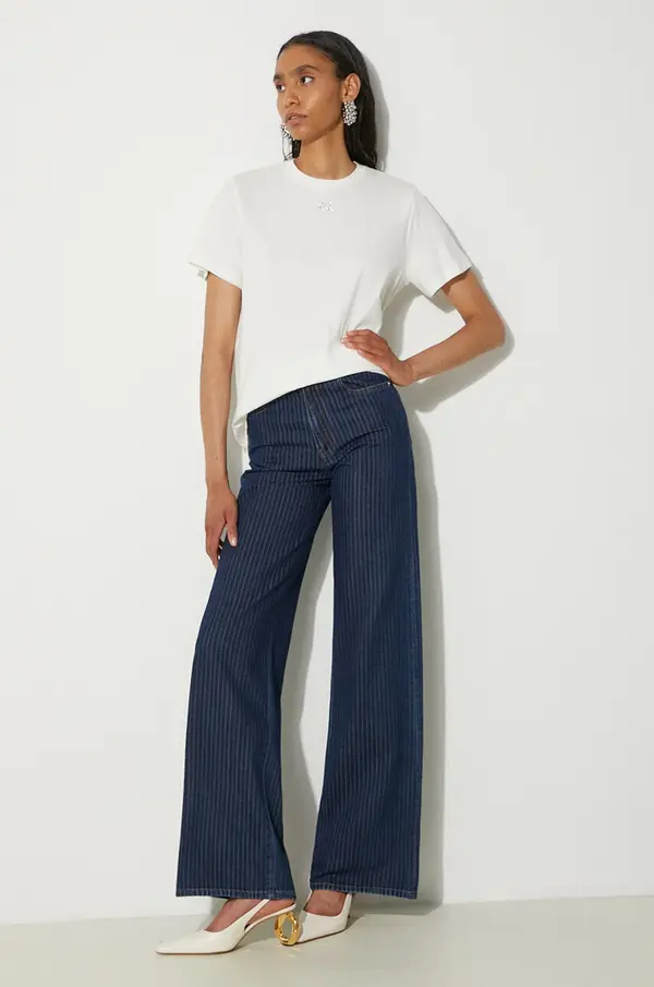 Kenzo Kavbojke Kenzo Ayame Regular Waist Fit Jeans