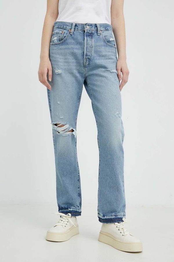 Levi's Kavbojke Levi's 501 Crop ženske