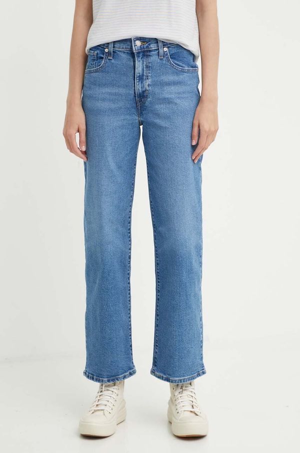 Levi's Kavbojke Levi's HIGH RISE WIDE LEG ženske, 72970