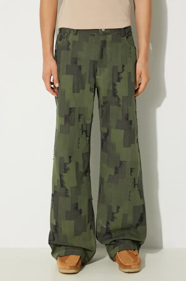 Marcelo Burlon Kavbojke Marcelo Burlon AOP Cross Wide Pants