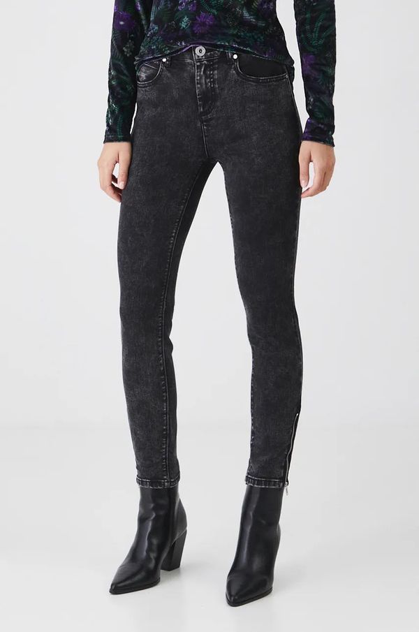 Medicine Kavbojke Medicine ženski, črna barva