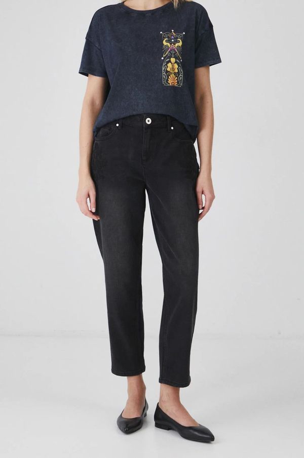 Medicine Kavbojke Medicine ženski, siva barva