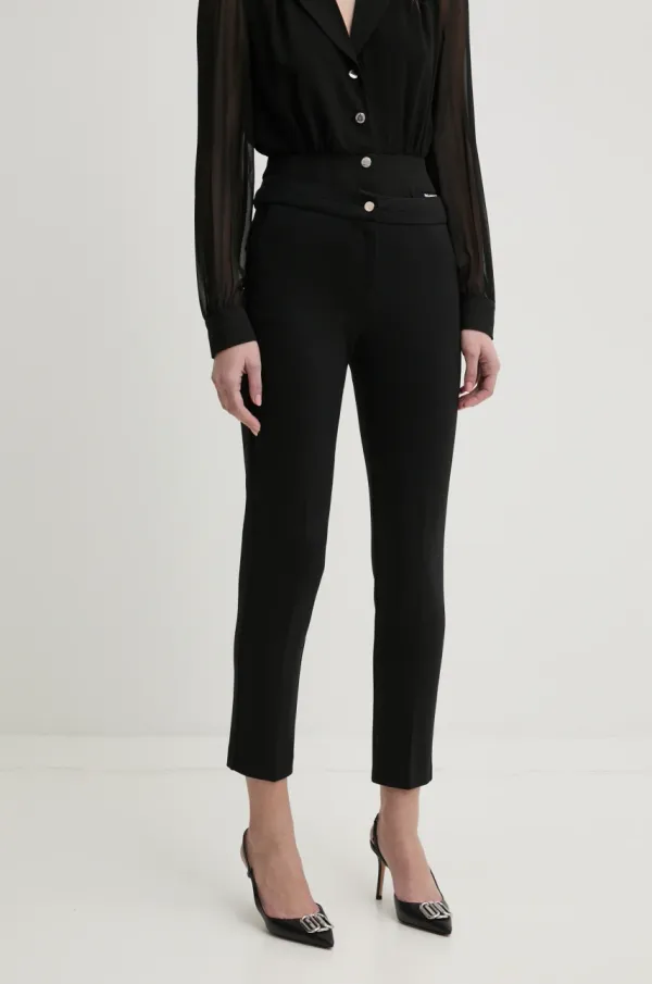 Morgan Kavbojke Morgan PELO ženske, črna barva, PELO