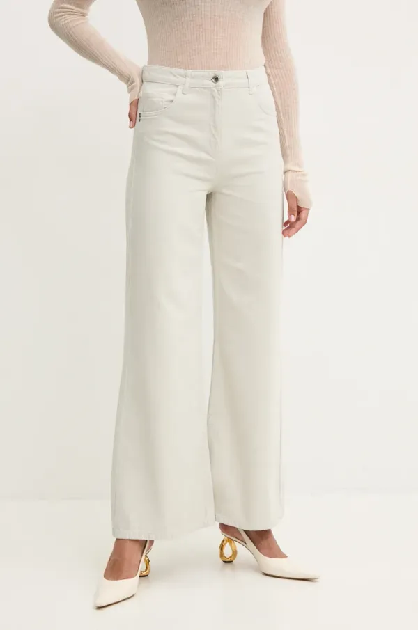 Patrizia Pepe Kavbojke Patrizia Pepe ženske, bež barva, 2P1640 D024