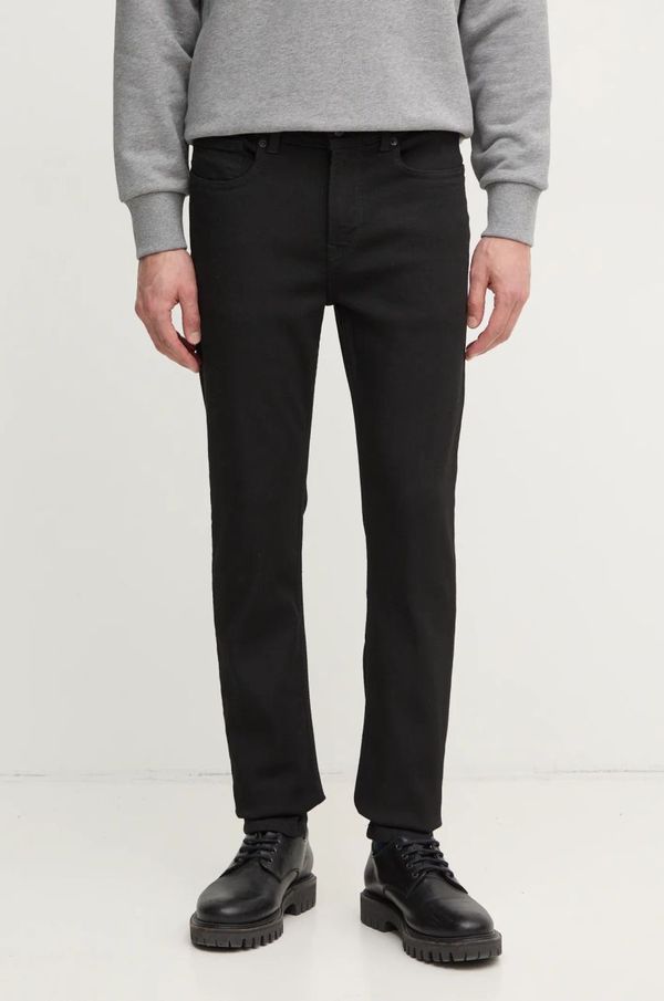 Pepe Jeans Kavbojke Pepe Jeans SLIM JEANS HATCH moške, črna barva, PM207388XM9