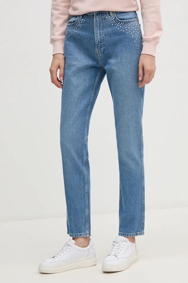 Pepe Jeans Kavbojke Pepe Jeans SLIM JEANS UHW SPARKLE ženske, PL204845