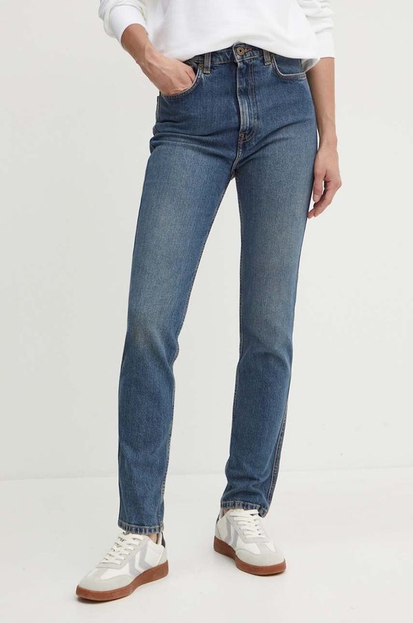 Pepe Jeans Kavbojke Pepe Jeans SLIM JEANS UHW ženske, mornarsko modra barva, PL204590HW7