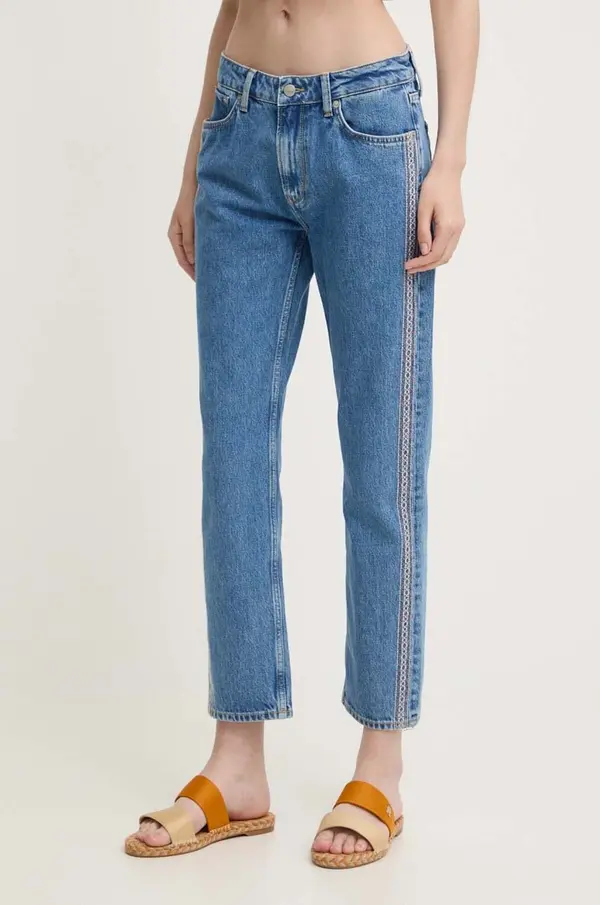 Pepe Jeans Kavbojke Pepe Jeans STRAIGHT JEANS MW CRAFT