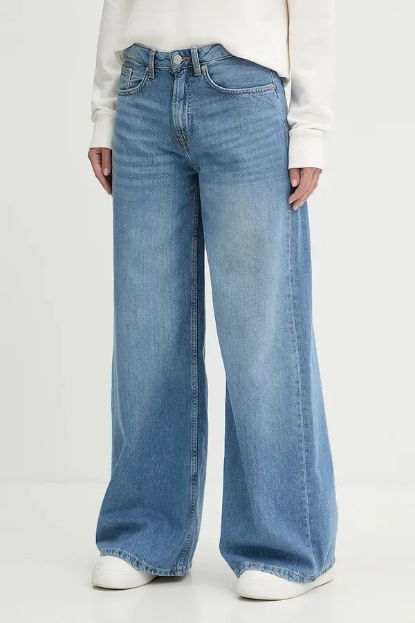 Pepe Jeans Kavbojke Pepe Jeans WIDE LEG JEANS MW VINTAGE
