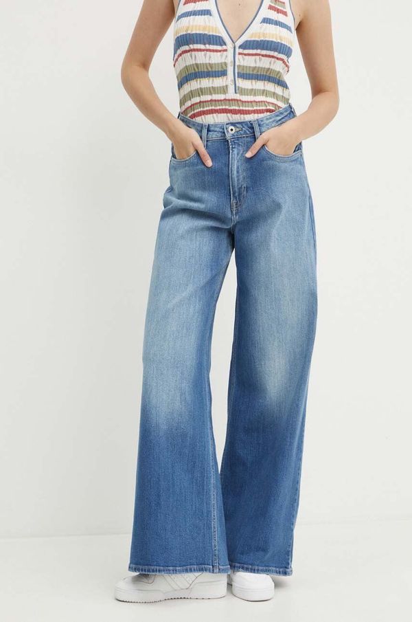 Pepe Jeans Kavbojke Pepe Jeans WIDE LEG JEANS UHW ženske, PL204740HV6