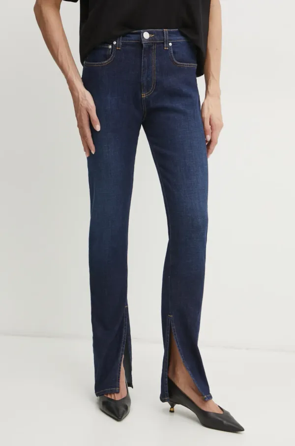 Pinko Kavbojke Pinko ženske, mornarsko modra barva, 104608 A2DV