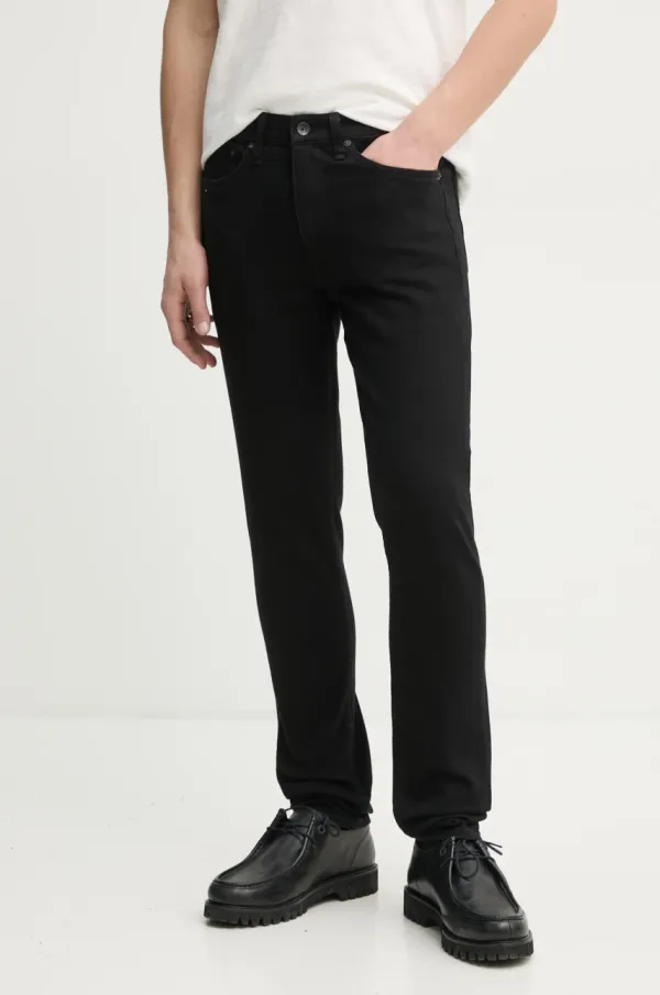 rag & bone Kavbojke Rag & Bone moške, črna barva, MED22S1223L5BK