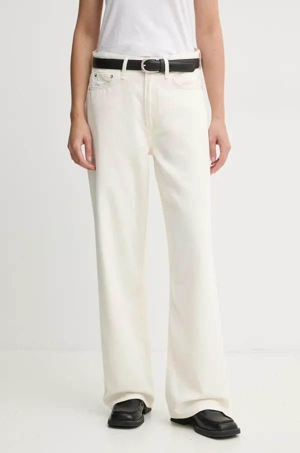 rag & bone Kavbojke Rag & Bone ženske, bež barva, WDD22H2786STEC