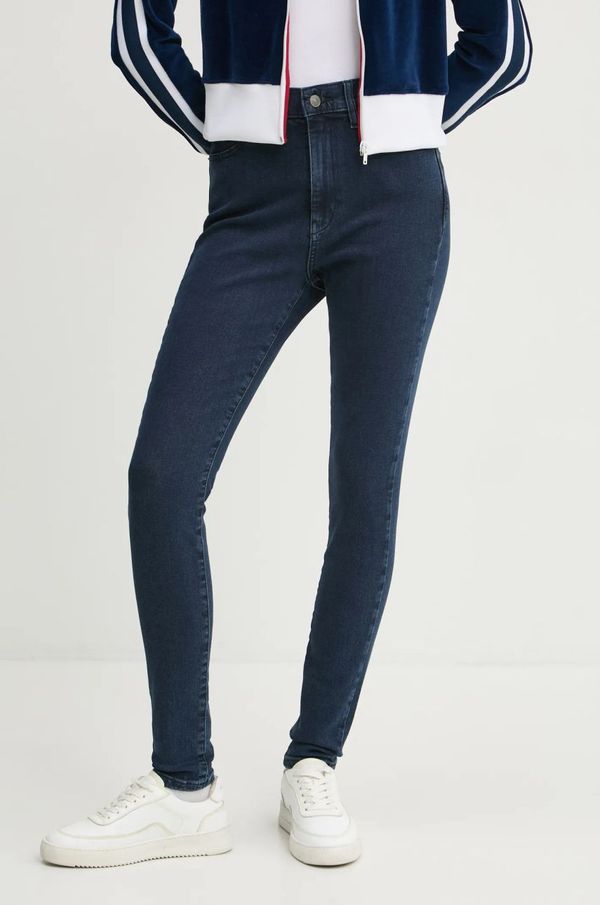 Tommy Jeans Kavbojke Tommy Jeans ženske, mornarsko modra barva, DW0DW20217