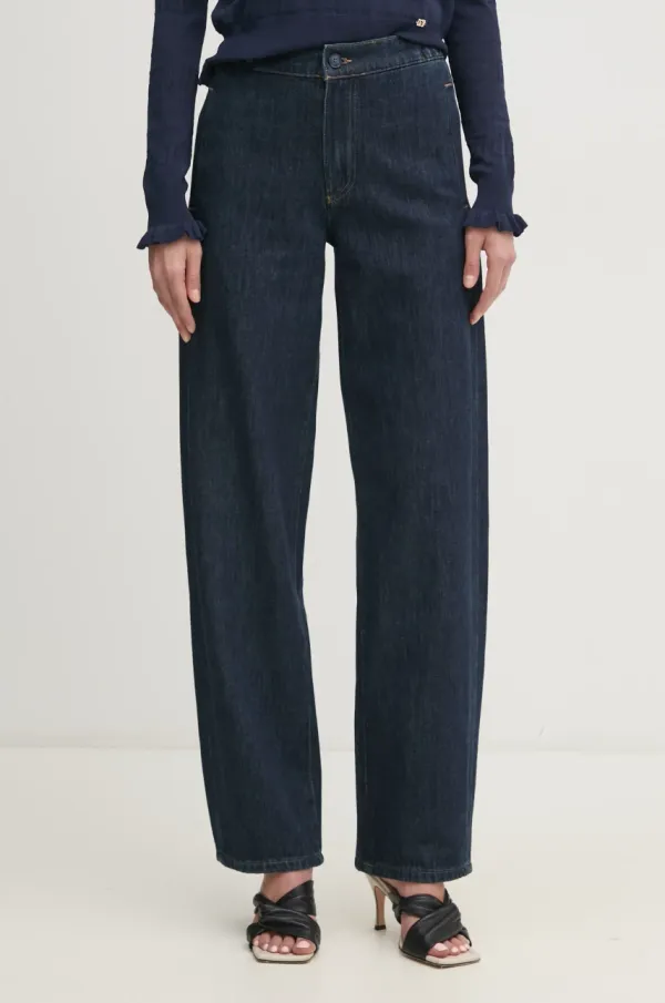 United Colors of Benetton Kavbojke United Colors of Benetton ženske, mornarsko modra barva, 4SAWDF08B