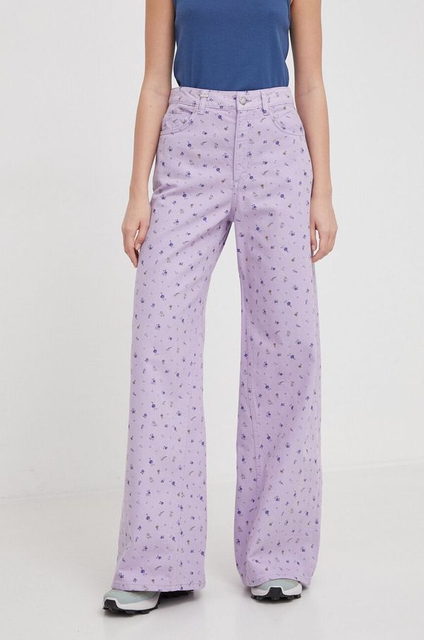 United Colors of Benetton Kavbojke United Colors of Benetton ženski, vijolična barva