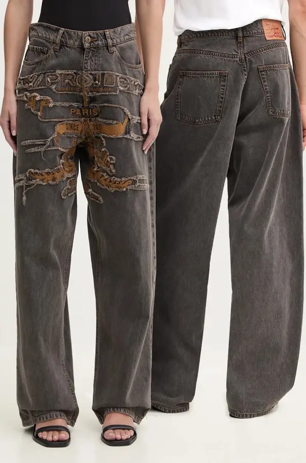 Y/Project Kavbojke Y/Project EVERGREEN PARIS' BEST PATCH JEANS
