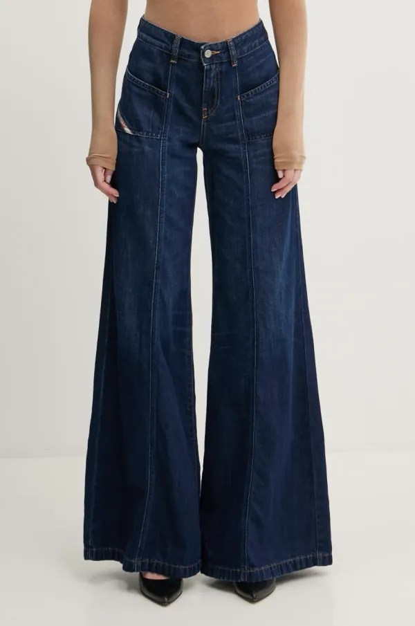 Diesel Kavbojke z mešanico lanu Diesel D-AKII L.32 TROUSERS A12808.068RA