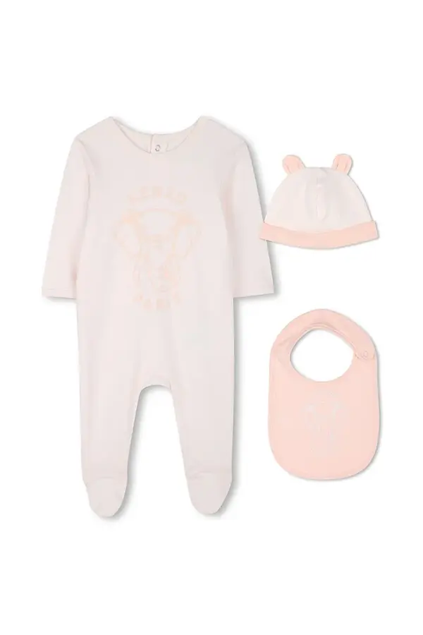 Kenzo kids Kenzo kids Bombažen pajac za dojenčka Kenzo Kids
