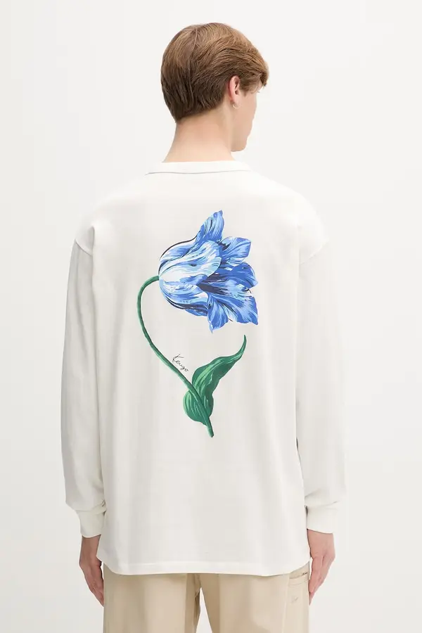 Kenzo Kenzo majica z dolgimi rokavi moška bombažna