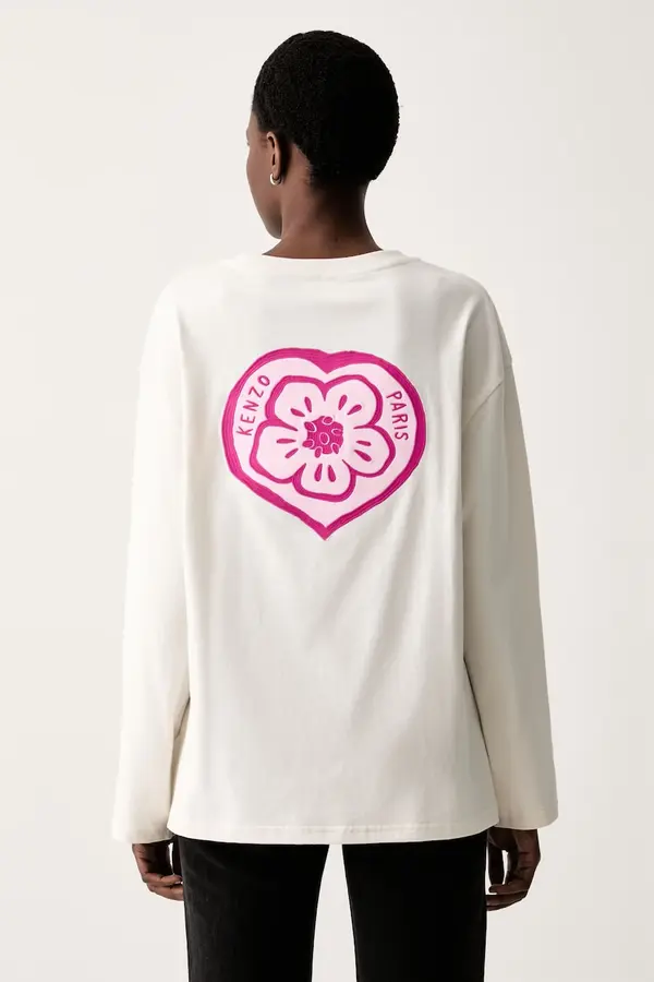 Kenzo Kenzo majica z dolgimi rokavi ženska bombažna Boke Heart