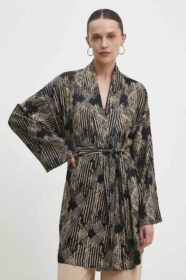 Answear Lab Kimono Answear Lab črna barva