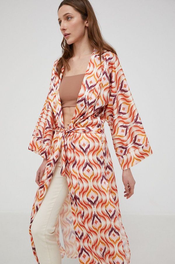 Answear Lab Kimono Answear Lab oranžna barva,
