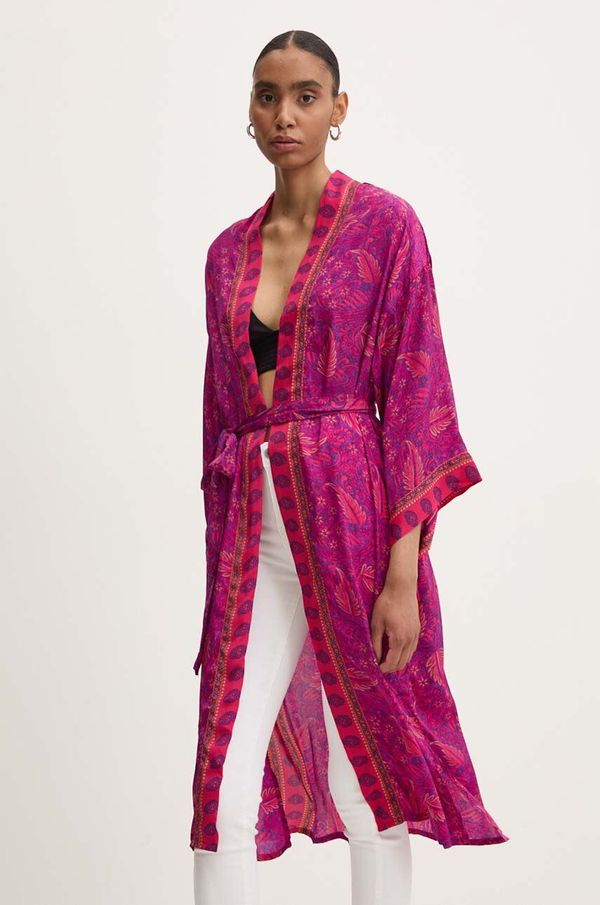 Answear Lab Kimono Answear Lab vijolična barva