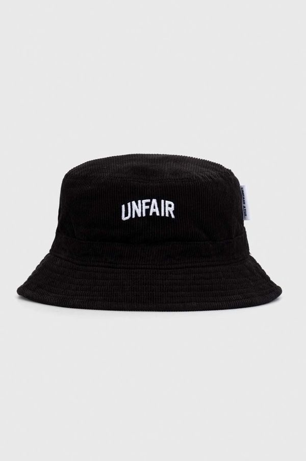 Unfair Athletics klobuk iz rebrastega žameta Unfair Athletics , črna barva