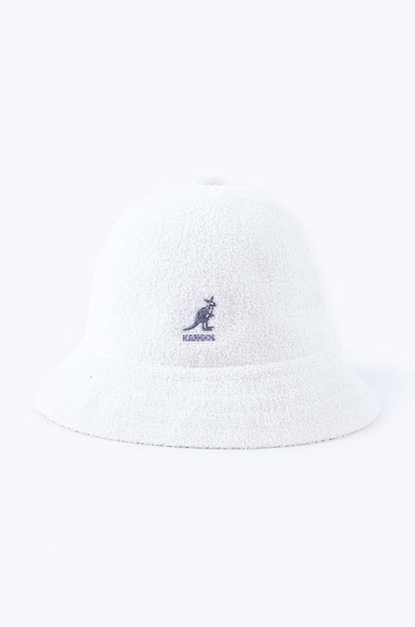 Kangol Klobuk Kangol Kapelusz Kangol Bermuda Casual 0397BC WHITE bela barva