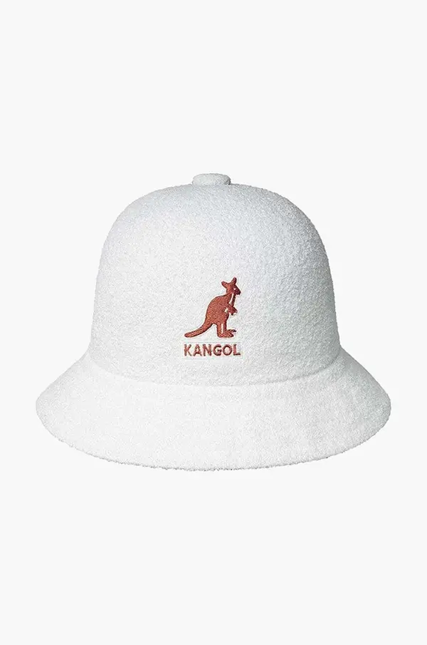 Kangol Klobuk Kangol Kapelusz Kangol Big Logo Casual K3407 WHITE
