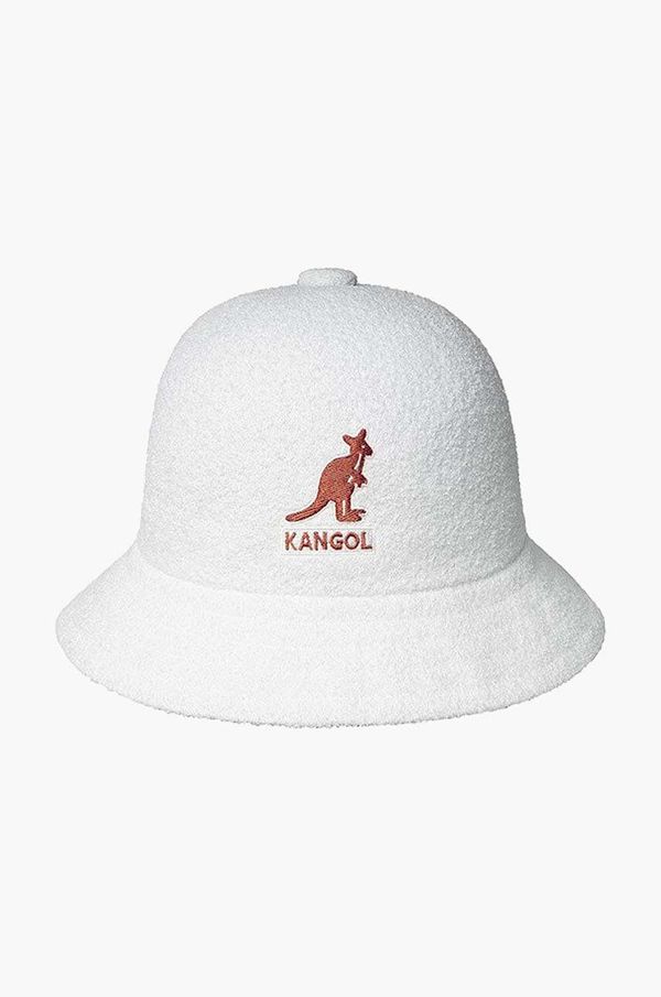 Kangol Klobuk Kangol Kapelusz Kangol Big Logo Casual K3407 WHITE bela barva