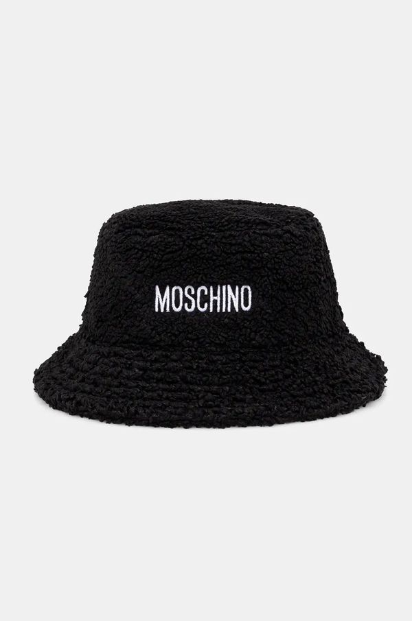 Moschino Klobuk Moschino črna barva